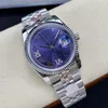 Reloj de diseñador para hombre, 41 mm/36 mm, reloj para mujer, esfera azul, resistente al agua, acero inoxidable 904L, zafiro, resistente al agua, reloj mecánico automático montre de luxe 007