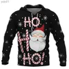 Men's Hoodies Sweatshirts 3D Santa Claus Print Hoodies For Men Cartoon Snowman Pattern Women's Sweatshirts Funny Cat Oversized Pullover X'mas Y2K ClothingL231107