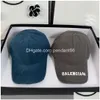 Casquettes de balle Hommes et femmes Designers Sports Denim Ripped Solide Couleur B Lettre Couple extérieur Chapeaux Drop Livraison Mode Acc Dhokl