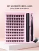 Thick Natural DIY Segmented Eyelashes Extensions 100 Clusters 10-14mm Handmade Reusable Curl Grafted Lashes Beauty Supply