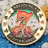 Arts and Crafts 32mm color gold coin commemorative coin commemorative medal