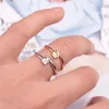 Cluster Rings Simple Arrow Antique Adjustable Ring For Women Jewelry Gift