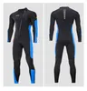 Wetsuits Drysuits 3mm Neopren Dalış Takımı Kadınlar ön fermuar dalış elbisesi Şnorkelle yüzme için kullanılan yüzme kanosu uçurtma sörfü tam set dalış takım elbise 230406