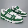 2024 Ace Moda Klasik Erkek Kadınlar Sıradan Ayakkabılar Sıcak Eğitmen Tasarımcı Spor ayakkabıları Alçak Kesilmiş Yeşil Kırmızı Beyaz Nefes Alabilir 40-44 C691