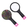 Heat Transfer Plastic Round Comb Brush Sundries Sublimation Blank Hair Brushes Exclusive Ultra-soft IntelliFlex Bristles bb0407