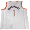 Victor 1 Wembanyama 21 Tim Maillots de basket-ball 2024 Maillot de ville pour hommes Keldon 3