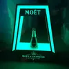 Glorificatore per bottiglie di champagne Moet Chandon illuminato a LED all'ingrosso EUR Riflette Fulcolor Display per insegne di whisky Vodka Tequila ricaricabile per eventi di nozze in discoteca