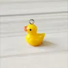 Cute Resin Little Yellow Duck Earring Charms DIY Animal Pendant For Bracelet Keychains Handmade Accessory