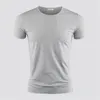 Heren t -shirts t -shirt pure kleur v kraag korte mouwen tops tees mannen t -shirt zwarte panty's man fitness voor mannelijke kleding tdx01 230406