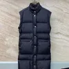 piumino da donna designer piumino autunno inverno ispessito lungo parka con maniche rimovibili può essere realizzato con gilet