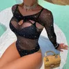 Seksowne kostium seksowne mikro 2023 błyszczące kobieca kostium kąpielowy Kobiety bikini bikini podwójne zestawy kąpielowe stroje kąpielowe stroje plażowe plażowe stroje plażowe
