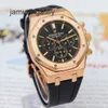 Ap Swiss Luxury Wrist Watches Royal Ap Oak 26320or Men's Watch Automatic Mechanical Watch Rose Gold Time Paper Card Set 9QGT