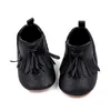 Boots Born Girl Ankle Tassels PU Winter Warm Baby Walking Shoes For Toddler Infant Children's