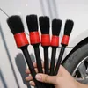 5pcs Car Detailing Brush Glass Cleaner Tool Auto Cleaning Car Cleaning Detailing Set Dashboard Air Outlet Clean Brush Tools Car Wash Accessories