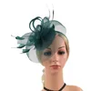 Bandane Barrette Cappello Bandana per capelli in seta Garza da sposa Filato Fascinator Donne Banchetto Copricapo in rete Cravatte in seta