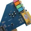 Бесплатная доставка 5 шт. горячая 4-канальная микросхема 8738 3D аудио стерео звуковая карта PCI Win7 64 бит Lgdnk