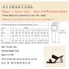 Sandalen AIYKAZYSDL Strange High Heel Metallic Damen Mule Slipper Square Toe Outdoor Strand Sommerschuhe Design Plus 42