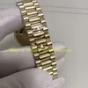 5 Farbe Echtfoto mit Box Diamantuhr Herren 43mm Datum großes römisches grünes Zifferblatt Rot Blau 228238 18K Gelbgold Lünette Armband Herren Automatikuhren