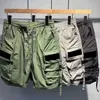 Pantalones cortos para hombre Moda deportiva para hombre Pantalones de chándal Joggers cortos Pantalones de playa de verano con Budge Tamaño asiático M-4XL