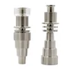 Electric Domeless Titanium Nail 10mm 14mm 18mm Joint GR2 with Quartz Dish Glass Hookah Pipes Dab Rigs Wax Oil Tools