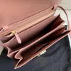 10A Tier Mirror Quality Luxurys Designer Bag Women Medium Purses 24cm Teen Polished Cowhide Leather Shoulder Crossbody Pink Color Classic Box Bag Free Shipping
