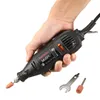 التدريبات الكهربائية 110220V DREMEL GRINDER نقش القلم أدوات الطاقة الدوارة مجموعة MINI مجموعة 180W 5 متغير spee 230406