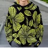 Men's Sweaters Loose Fit Pullover Knit Sweater Spring Autumn Jacquard Hooded Chunky