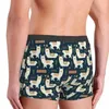 Underpants Cute Alpaca Pattern Men's Underwear Animal Boxer Briefs Shorts Panties Novelty Breathable For Male S-XXL