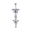 Navel Bell -knappringar D0106 LIZARD BELLY NAVEL SUL