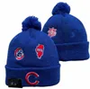 Erkekler örme kelepçeli pom boston Beanies Red Sox şapkaları spor örgü şapka çizgili yan çizgili yün sıcak beyzbol bearies cap cap kadınlar için