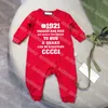 Designer Kid Pagliaccetto New Born Baby Tuta Lettera stampata G Abbigliamento per bambini Neonati Ragazzi Ragazza Tute Tute Abiti di lusso per bambini