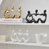 Decorative Objects Figurines Nordic living room decoration home decoration office desk accessories creative gifts modern living room mini decoration 230406