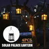 Lawn Lamps Solar Palace Lantern Garden Lamp Solar LED Candle Light Floor Light Outdoor Camping Lantern Lawn Garden Decor Christmas Decor P230406