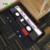 Carpet Interesting Welcome Door Retro Box Music Tape Floor Carpet Outdoor Entrance Carpet Living Room Kitchen Non slip Bathroom Children's Mat 230406