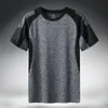 Men s T Shirts Quick Dry Sport T Shirt Men 2023 Short Sleeves Summer Casual Cotton Plus Asian Size M 5XL 6XL 7XL Top Tees GYM Tshirt Clothes 230407