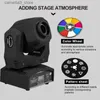 Moving Head Lights LED Spot 60W Moving Head Light Gobo/Pattern Rotation Manual Focus With DMX Controller For Projector Dj Disco Stage Lighting Q231107