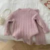 Kleidungssets Herbst Baby Pyjamas Kint Sets Babykleidung Sets Baumwolle Neugeborenen Jungen Mädchen Säuglingskleidung Tops und Hosen Strickpullover Set
