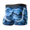 Sous-vêtements hommes sous-vêtements homme Camouflage militaire Boxer Shorts hommes armée vert hommes culottes coton renflement boxeurs pour cadeau