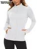Kvinnors t-shirt tacvasen upf 50sunscreen Summer Shirt Women's Long Sleeve Shirt Full Zip Casual Jacket dragkedja Pocket Golf Sports Top 230407