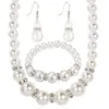 Collier boucles d'oreilles ensemble CANPEL charme bijoux de mariage perle fête bal cadeau cristal Bracelet pour femmes ensembles de bijoux
