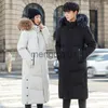 Men's Down Parkas -30 Degree Winter Men's Thicken Warm Jacket Fashion Unisex Women's Big Fur Collar Loose Windbreaker Long Style Couple Down Coats J231107