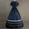 2023 retro preto e branco vestido de princesa do século 18 tribunal europeu histórico festa baile vestidos trajes teatrais para mulher