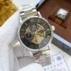 AA Nuevos relojes de lujo para hombre Tamaño de 42 mm Reloj mecánico automático de oro Relojes de pulsera de diseño de alta calidad Marca superior Fase lunar Correa de acero Estilo de regalo de moda Caliente