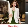 Arbeit Kleider Mode Weibliche Blazer Frauen Anzüge Kleid Und Jacke Sets Halbe Hülse Büro Damen Tragen Kleidung