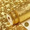 Tapety klasyczne luksusowe gold srebrna folia gold srebrna tapeta salon sypialnia złote papiery ścienne Roll