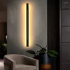 Wandlamp Modern Minimalistisch Lang Nachtkastje Binnenlicht Voor Woonkamer Slaapkamer Achtergrond Woondecoratie Armaturen