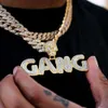 Wholesale Custom Hip Hop Curb Mens Miami Sier 14K Gold Plated Chain Necklace Cuban Link Chainh