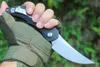 M6702 Auto Tactical Folding Knife D2 Stone Wash Blade Black CNC Aviation Aluminum Handle Outdoor Camping Hiking EDC Pocket Knives