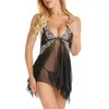 Hot Sexy Pamas Vrouwen S Voorsluiting Babydoll Kant Mesh Pama Lingerie Erotische Exotische Nachthemd