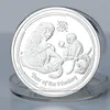 Arts and Crafts Australian Monkey Silver Commorative Coin Silver Splated Micro Relief